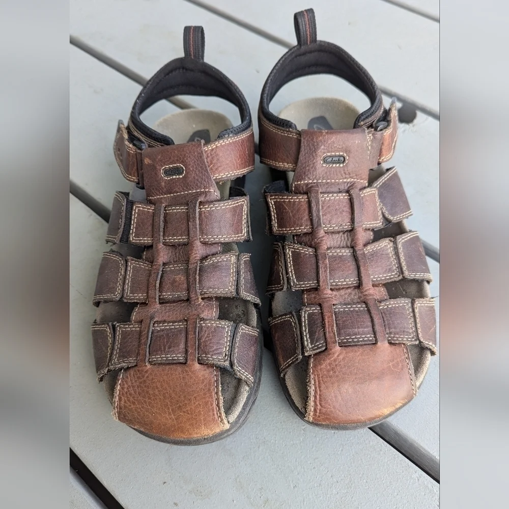 Clarks man leather